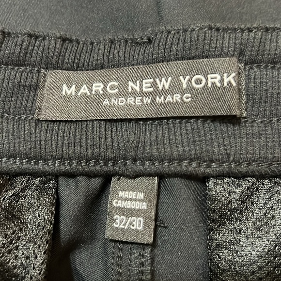 Marc New York commuter Pants men’s black size 32X30 - Picture 5 of 9